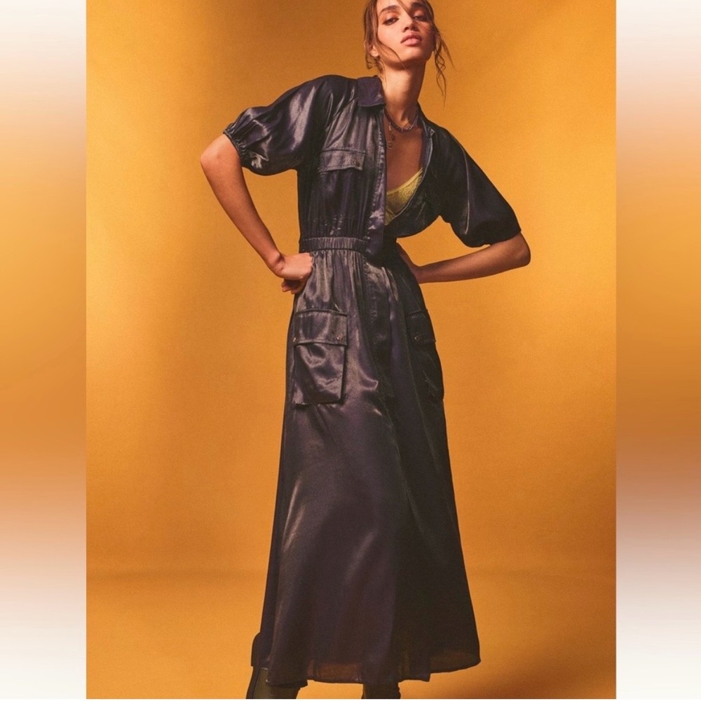 Anthropologie Samant Chauhan Utility Shirtdress